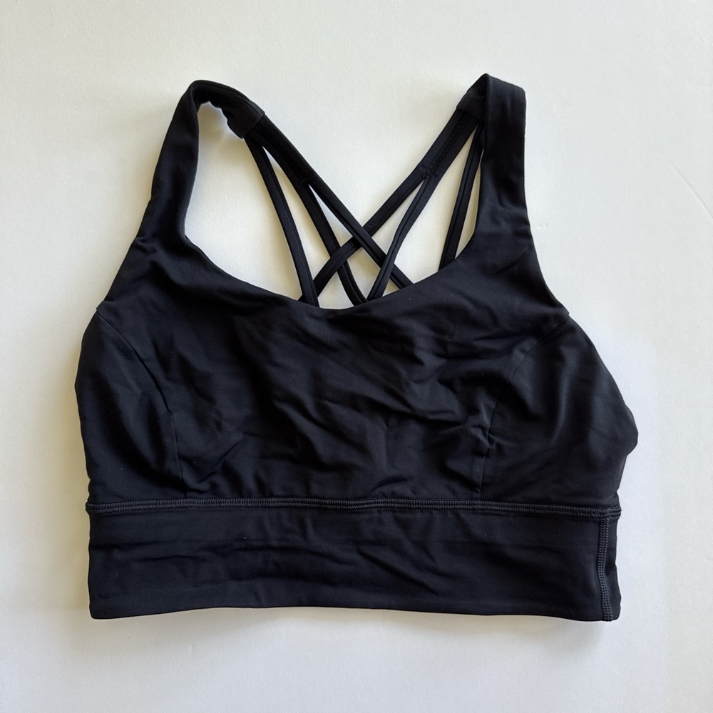 Lululemon Black Strappy Sports Bra